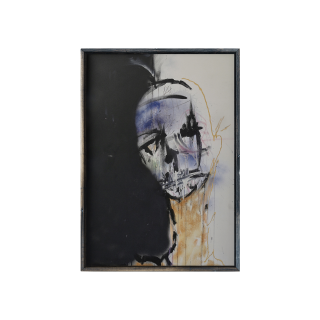 Swartwit – Mixed Media on Canvas