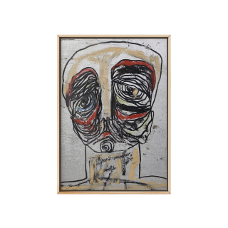 Metallic Dreams – Mixed Media on Canvas